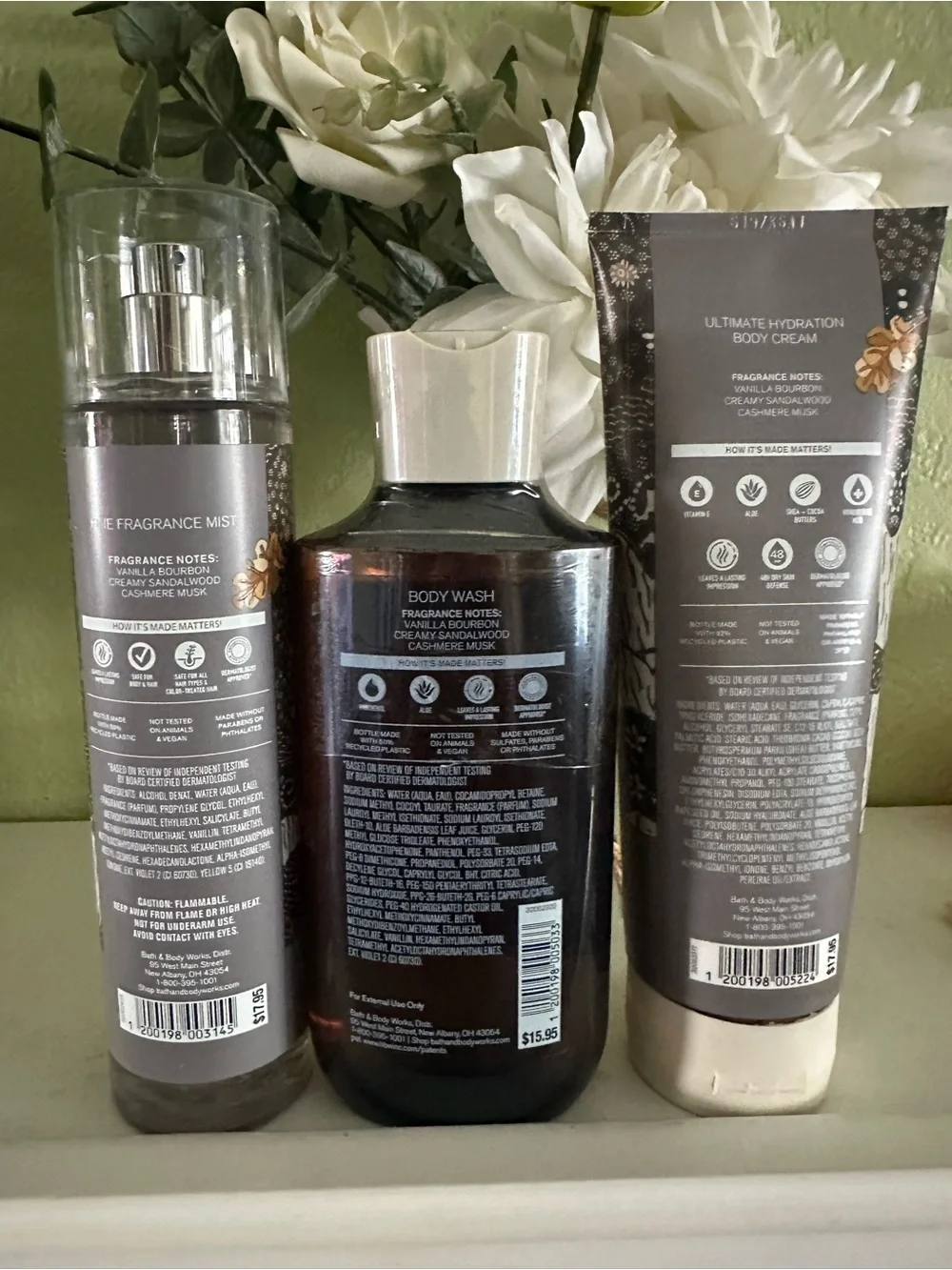 Bath & Body Works Bonfire Bash (3) Pc BodyCare Set